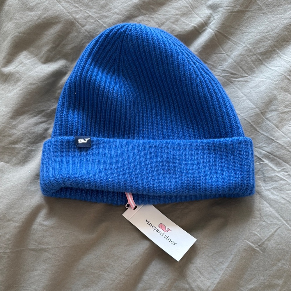 Vineyard Vines Blue Knit Beanie